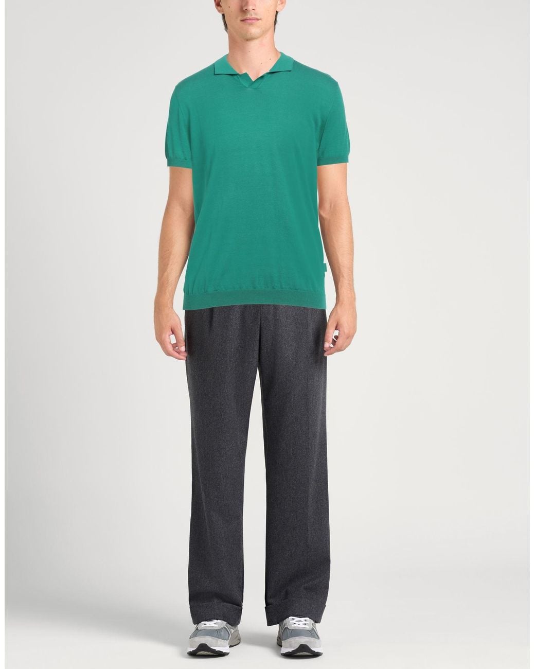 People Of Shibuya Green Sweater for men