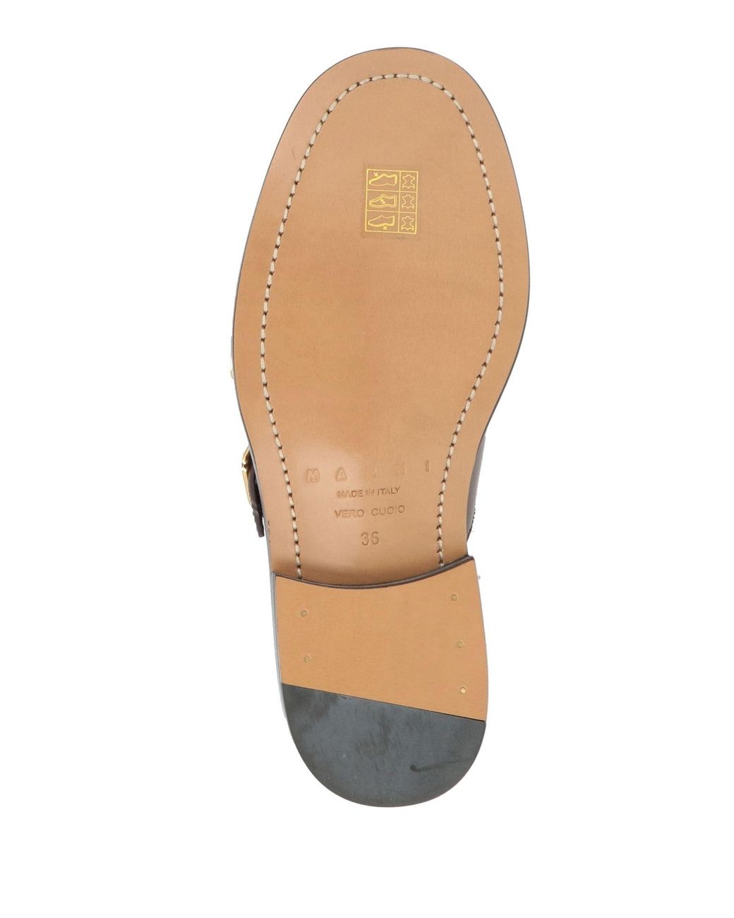 Marni Brown Loafers Leather