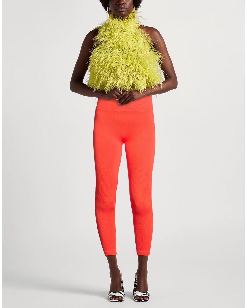 Wolford Red Leggings