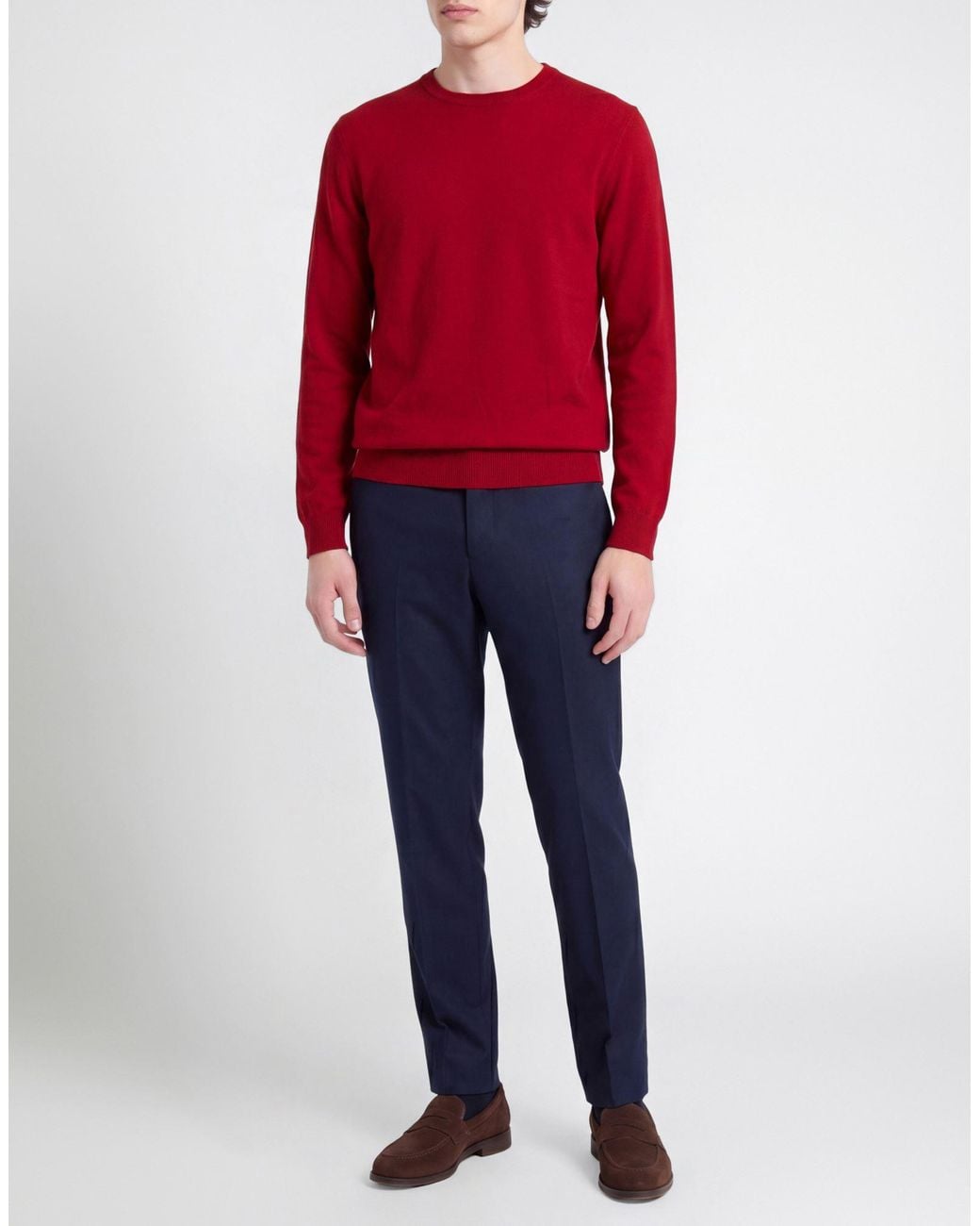 Kangra Red Sweater Wool for men