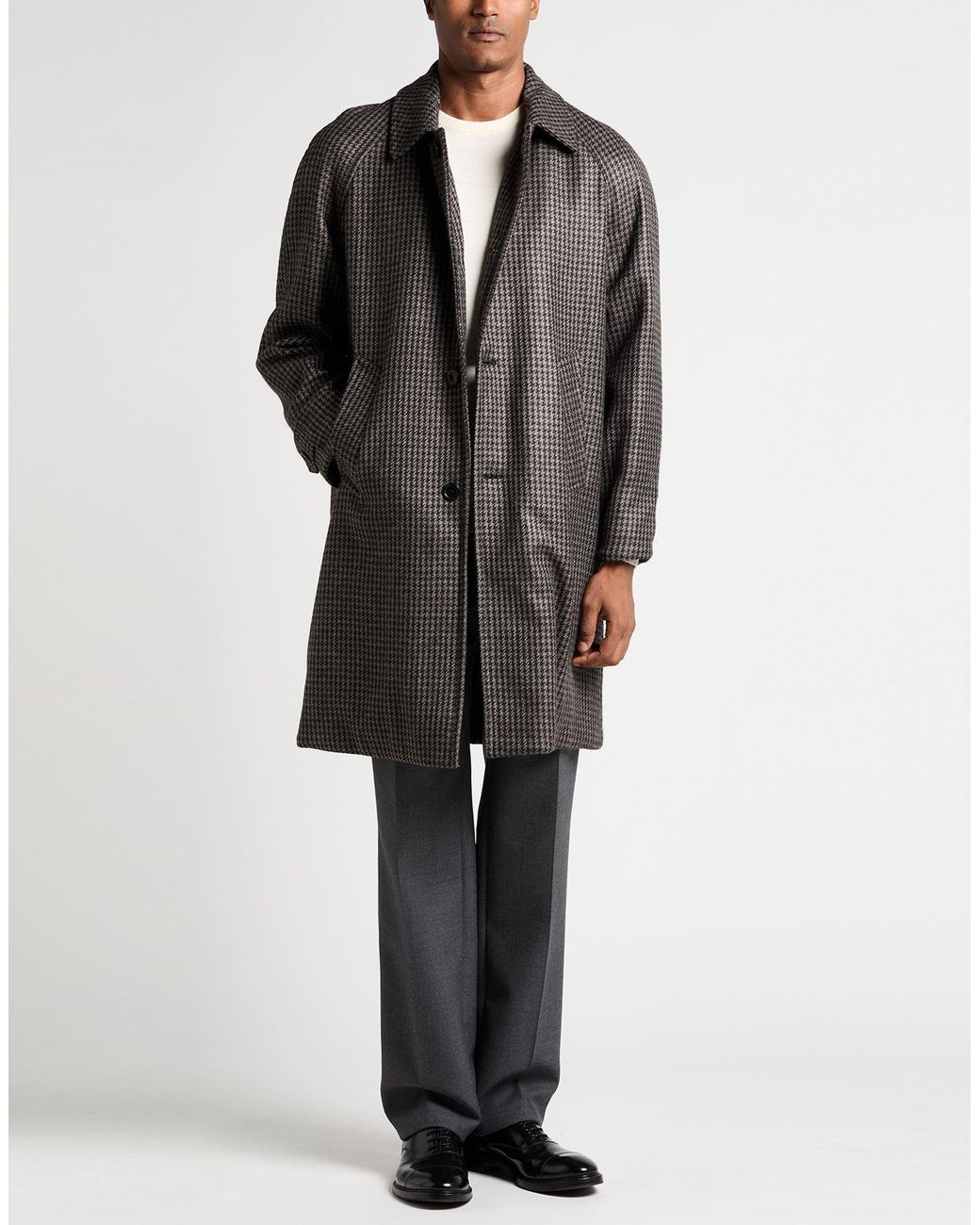 Paltò Gray Coat for men