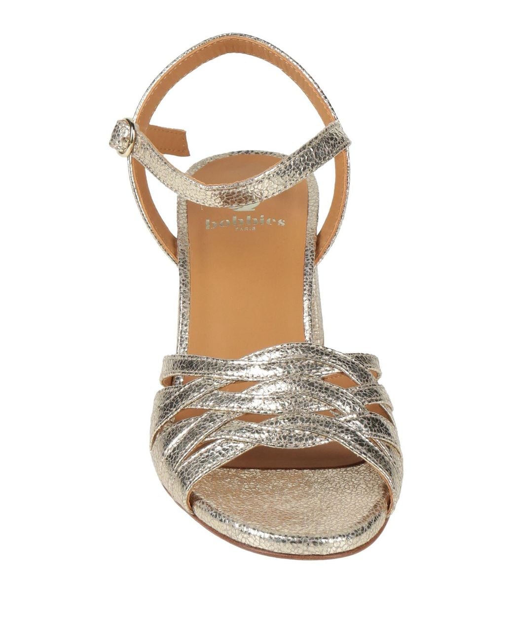 Bobbies Metallic Sandals Leather