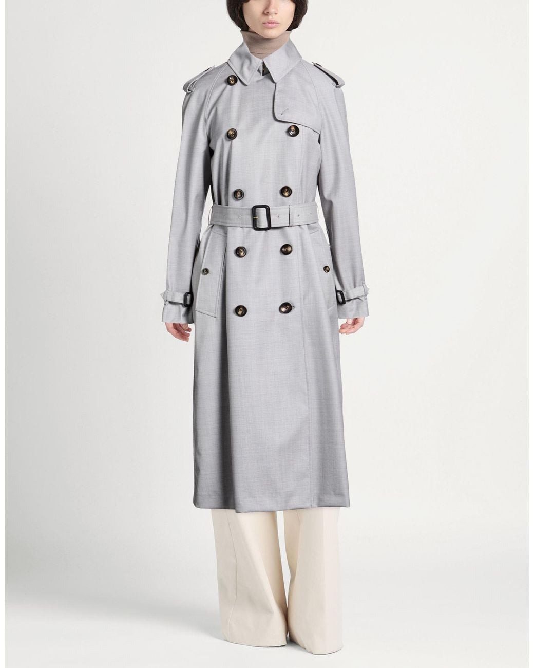 Montecore Gray Overcoats & Trench Coats