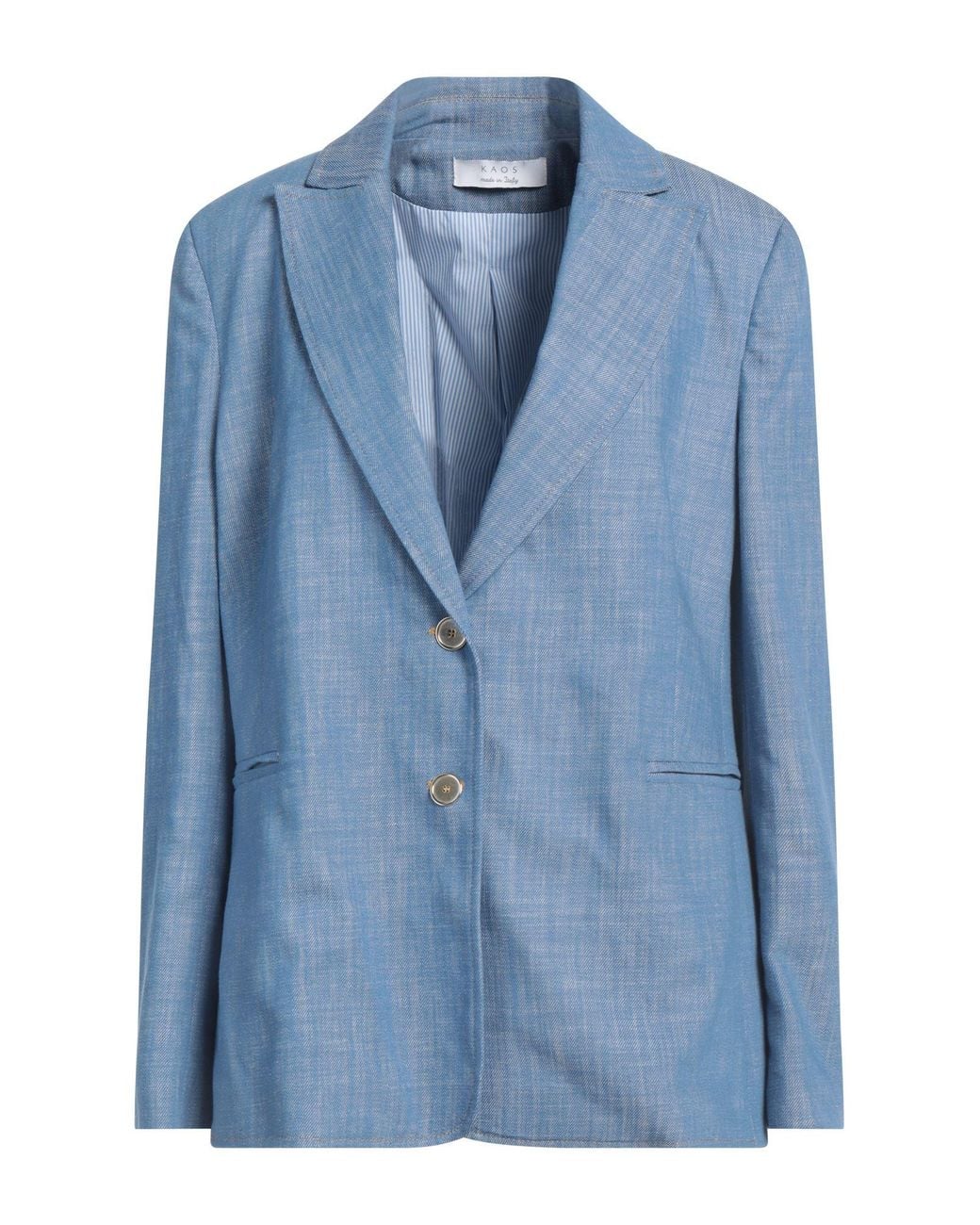 Kaos Blue Blazer Cotton, Polyamide, Elastane