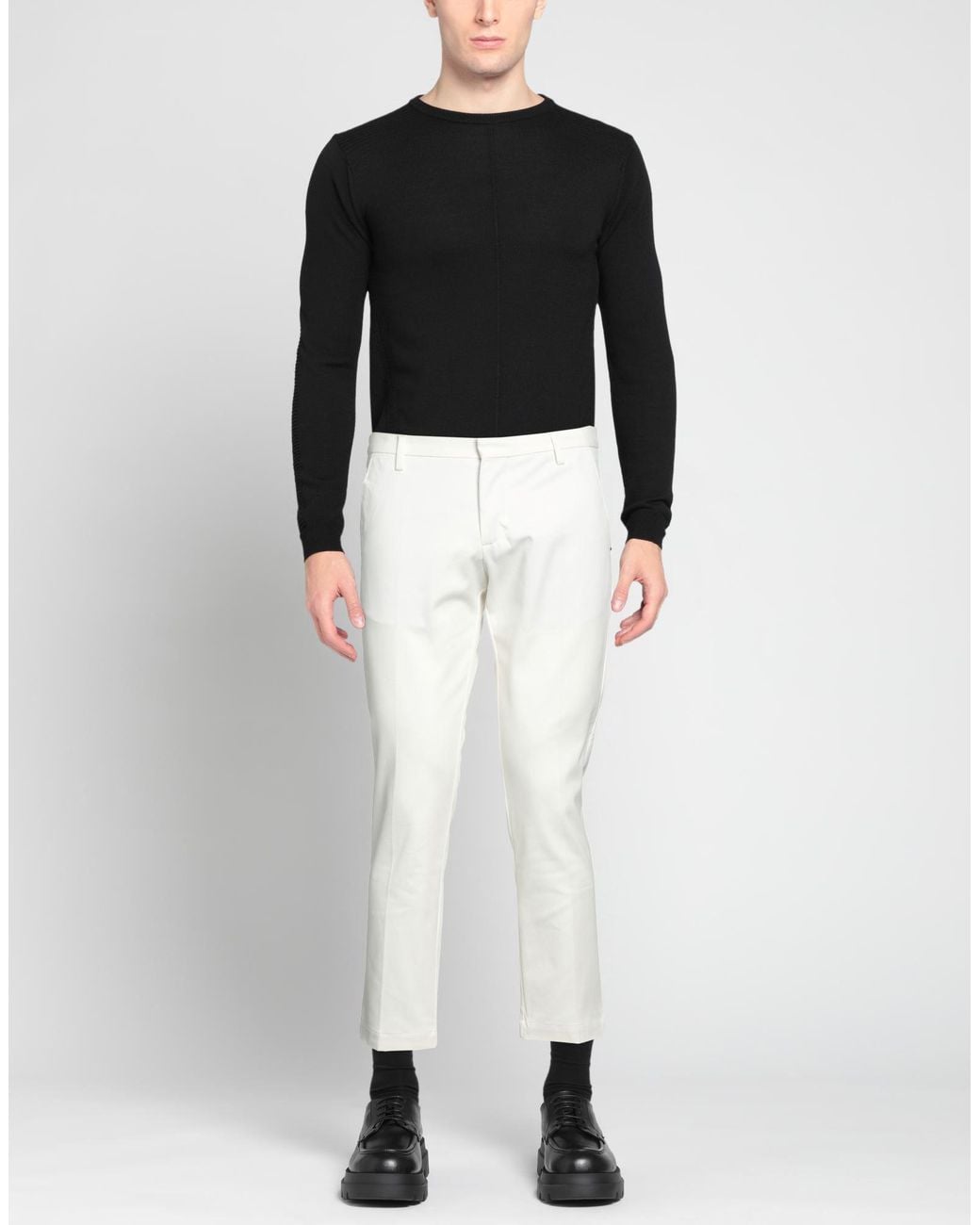 Entre Amis White Trouser for men