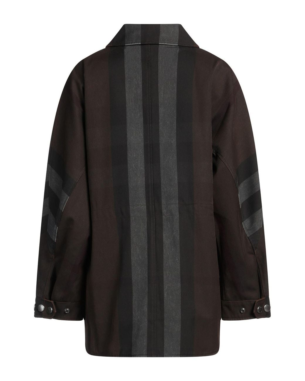 Burberry Black Jacket Polyester, Cotton
