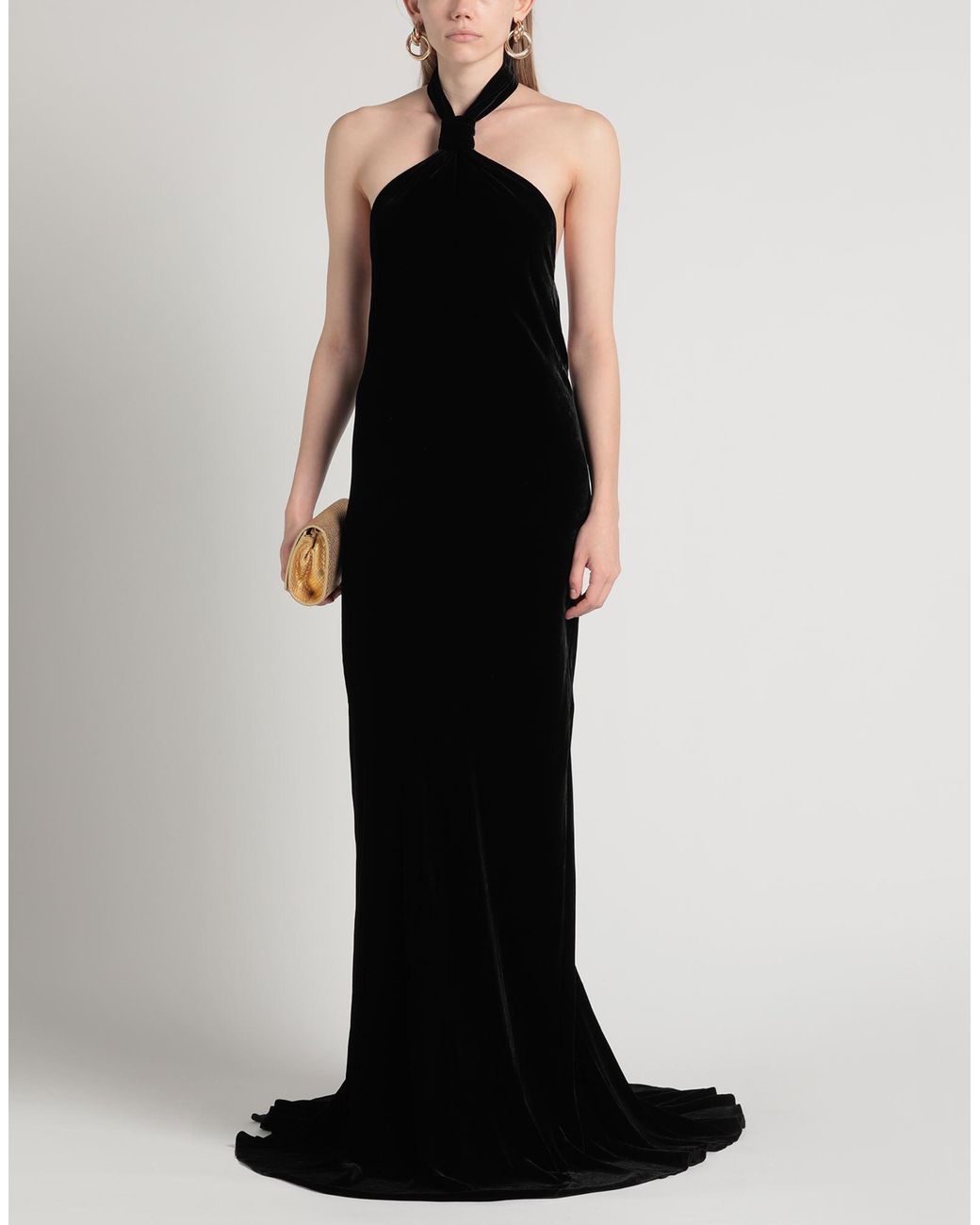 Ann Demeulemeester Maxi Dress in Black | Lyst