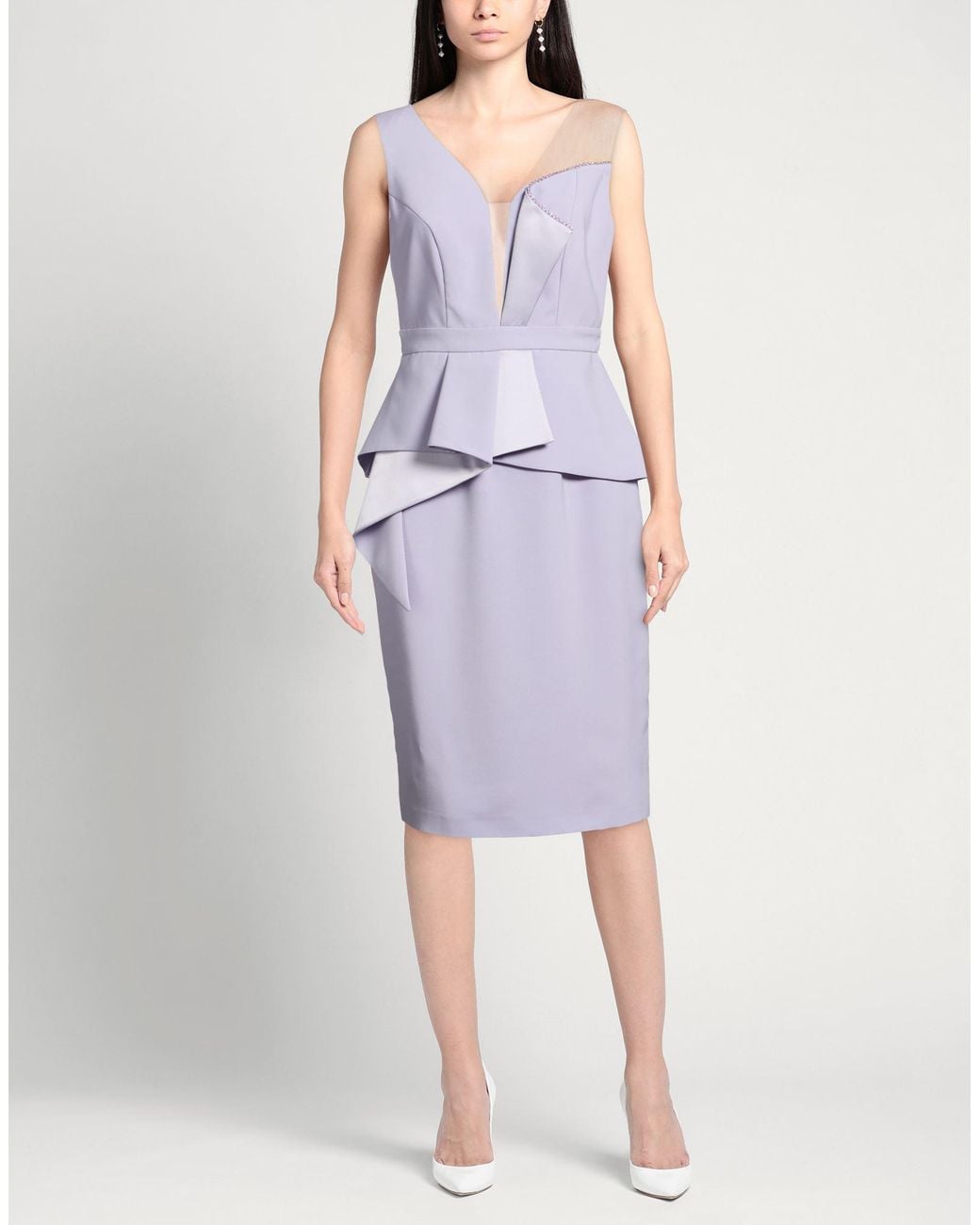 Camilla Purple Midi Dress