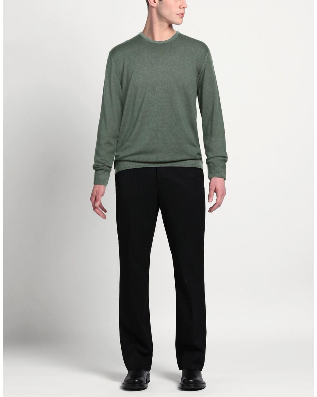 Pullover Luigi Borrelli Napoli pour homme en coloris Green