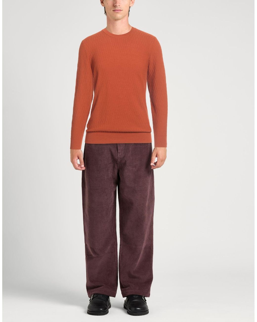 Zanone Pullover in Orange für Herren
