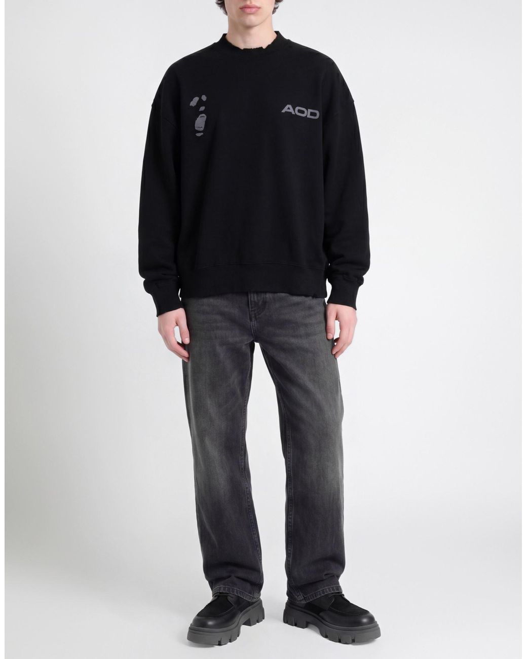 AN OTHER DATE Black Sweatshirt for men