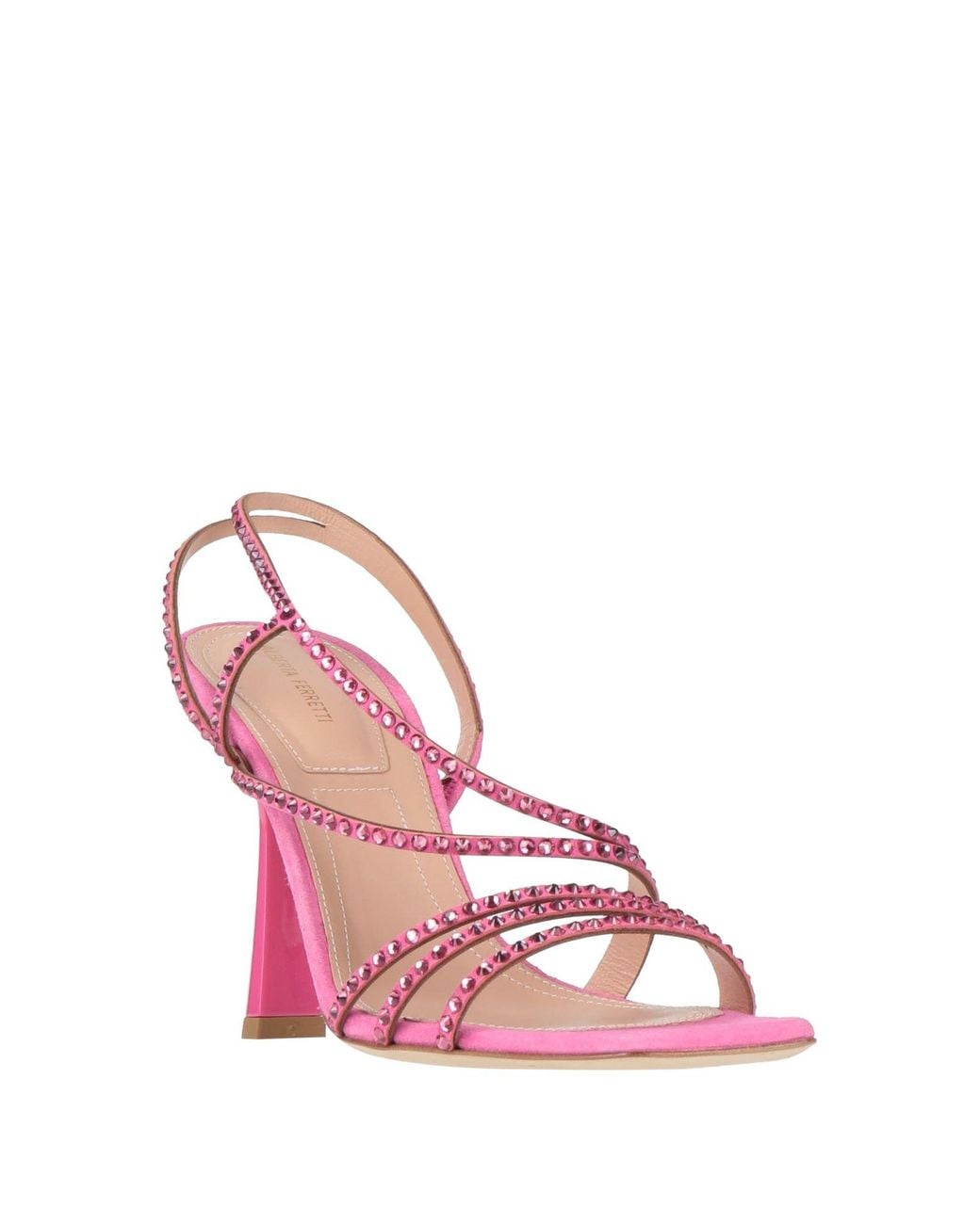 Alberta Ferretti Pink Fuchsia Sandals Leather