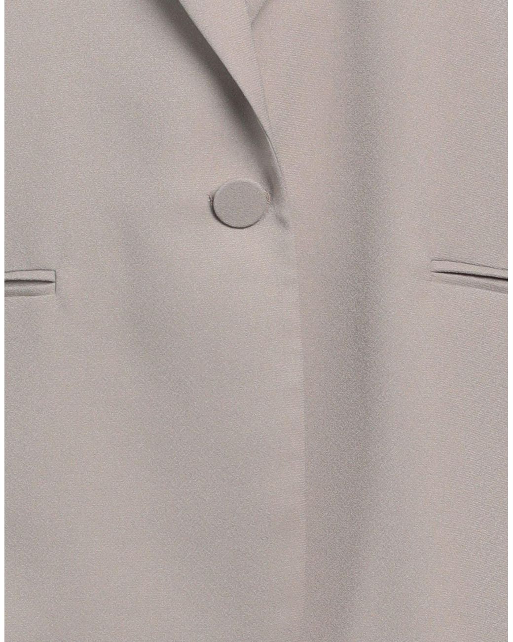 ANDAMANE Gray Taupe Blazer Polyester