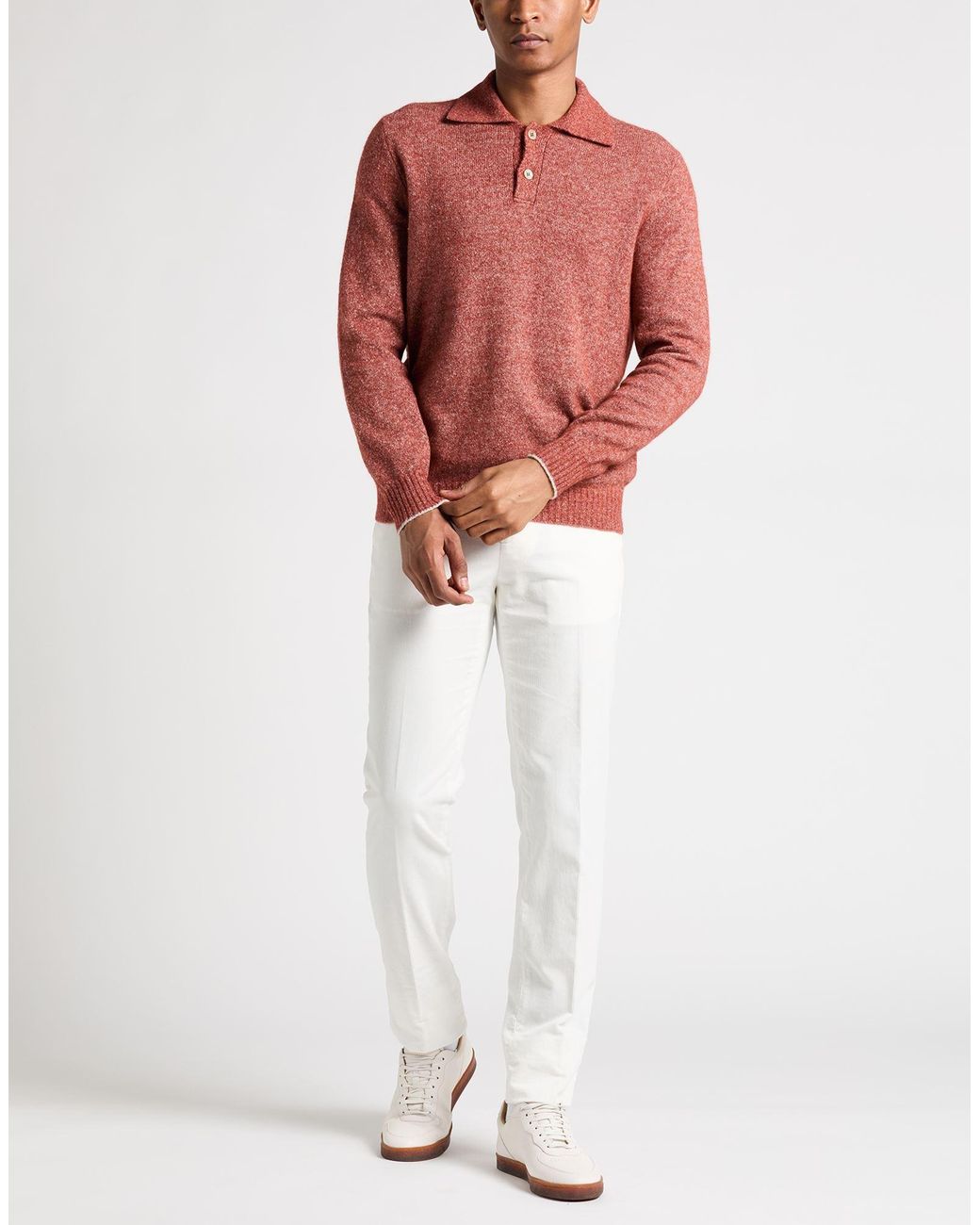 Brunello Cucinelli Red Jumper for men