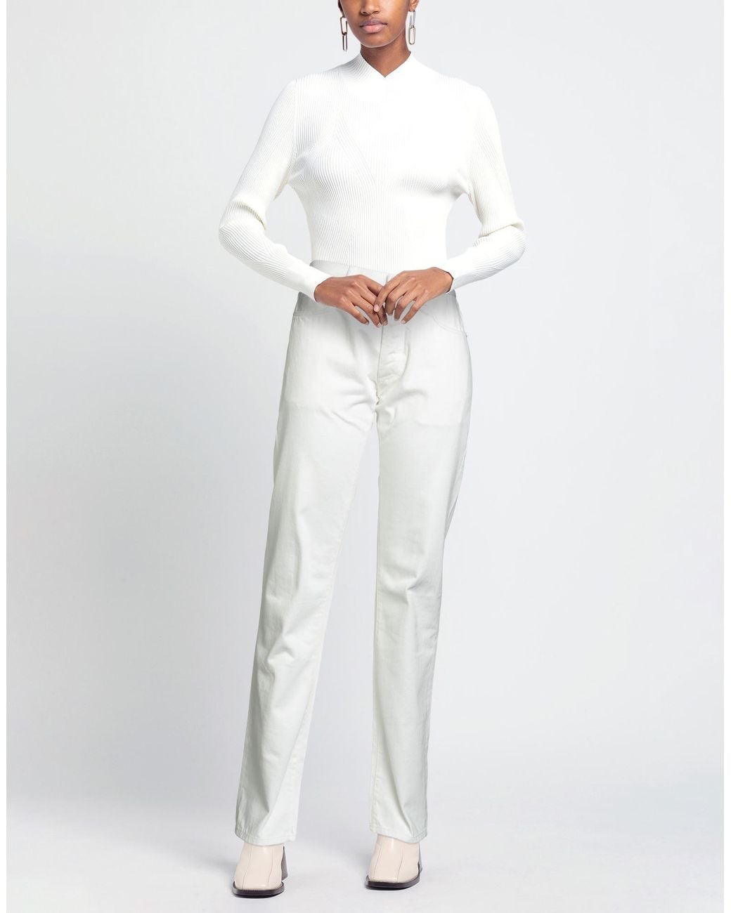 THE BIG WHITE BLUE White Jeans