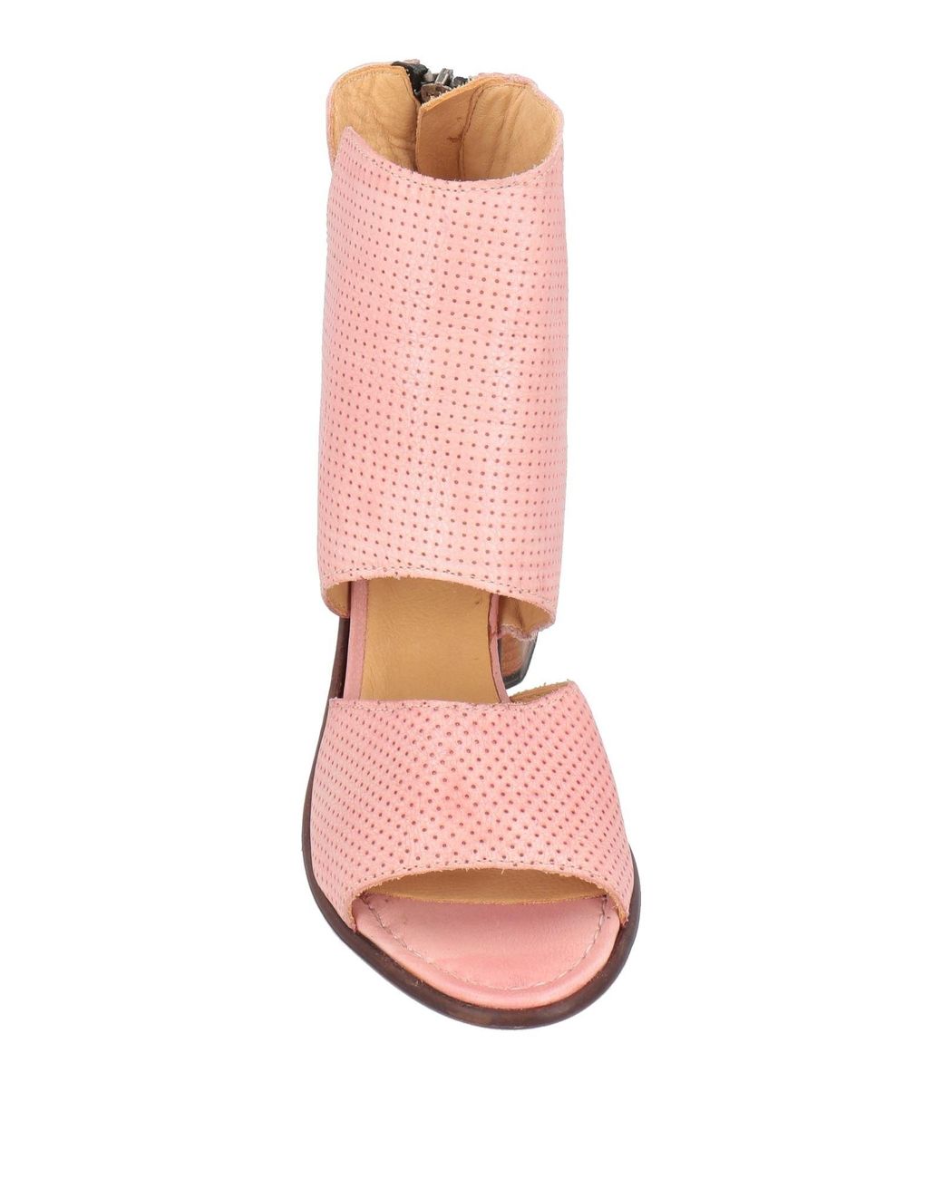 JP/DAVID Pink Ankle Boots Leather