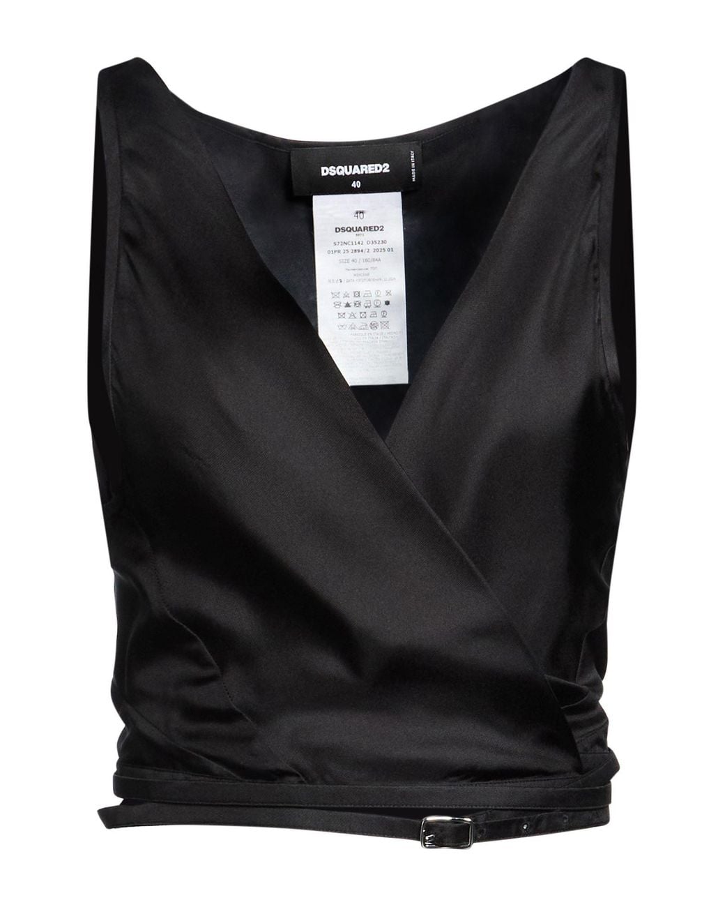 Top DSquared² de color Black
