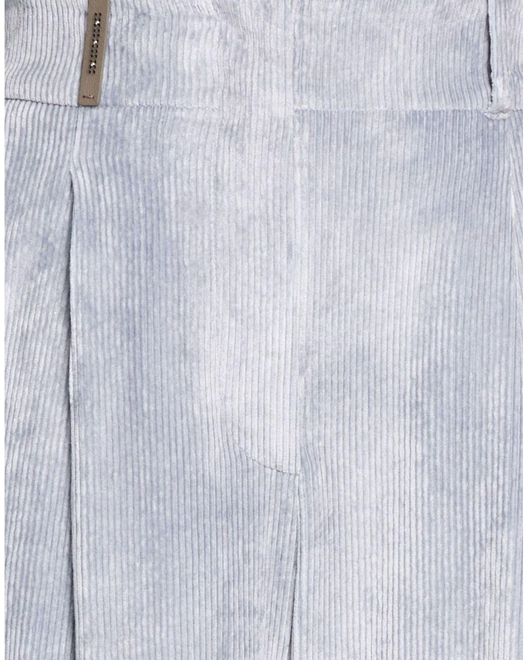 Peserico White Light Pants Viscose, Elastane
