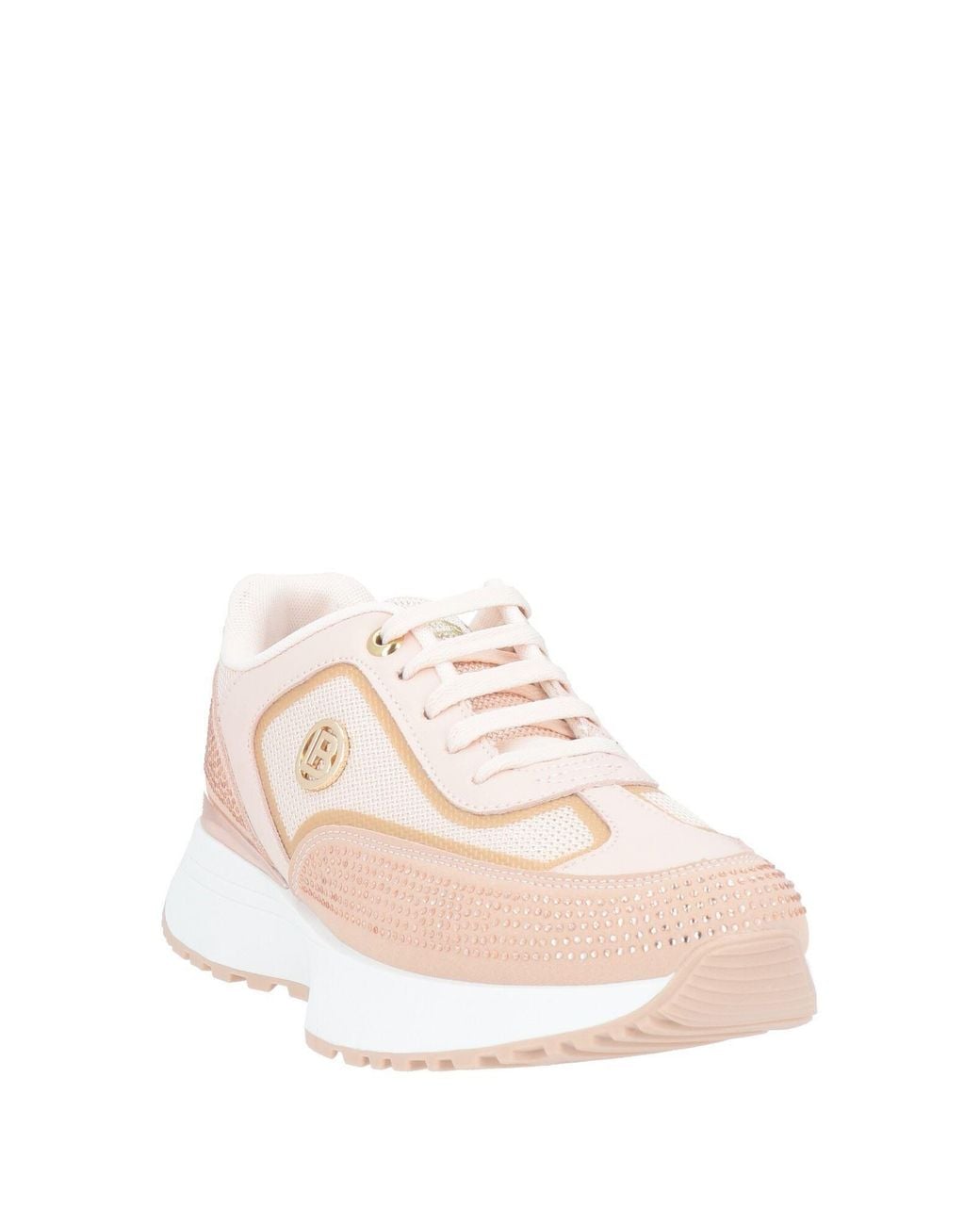 Laura Biagiotti Pink Sneakers Synthetic Material, Textile Fibers