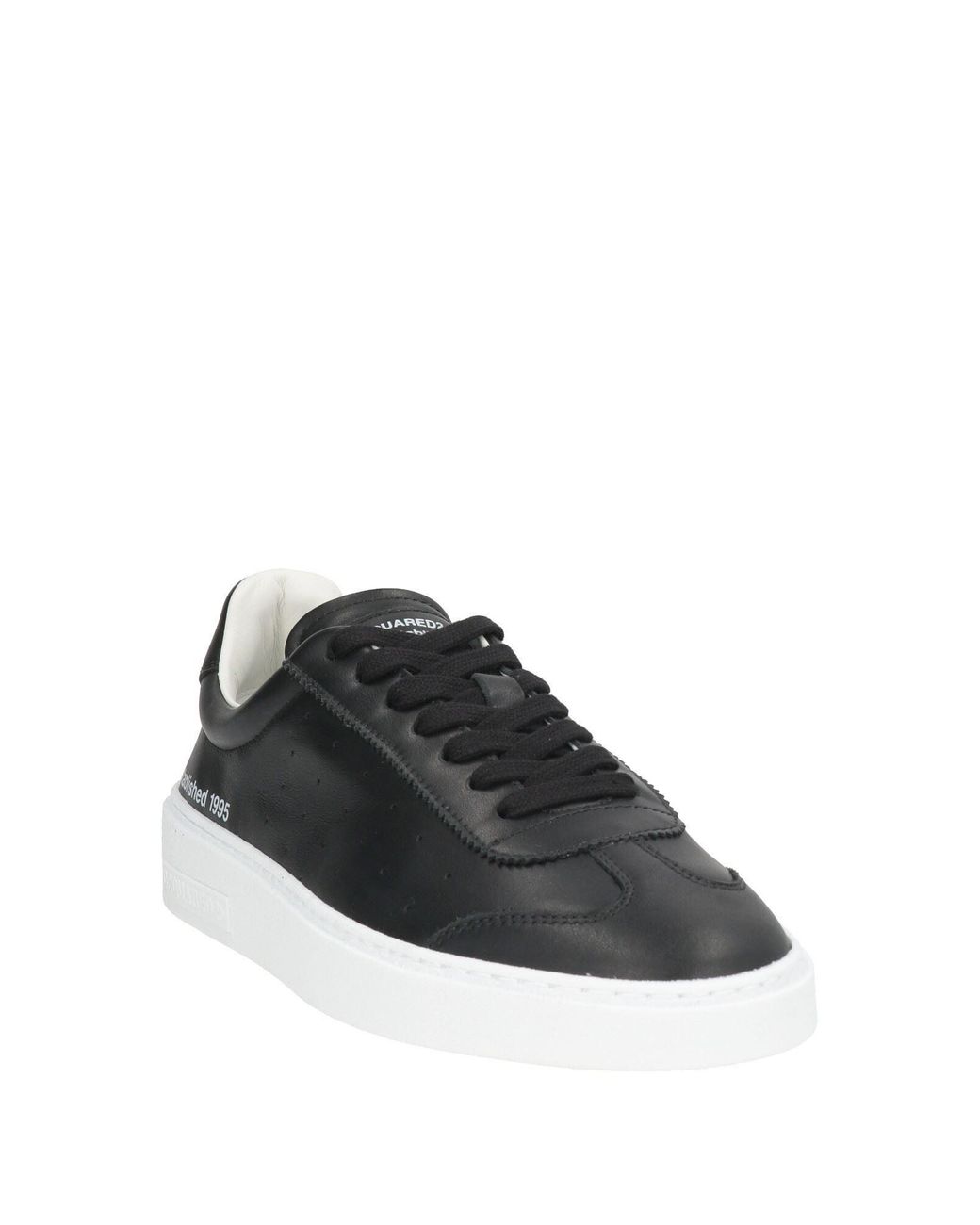 DSquared² Black Sneakers Leather for men