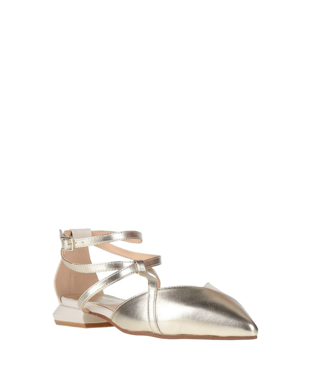 CafeNoir Natural Ballet Flats