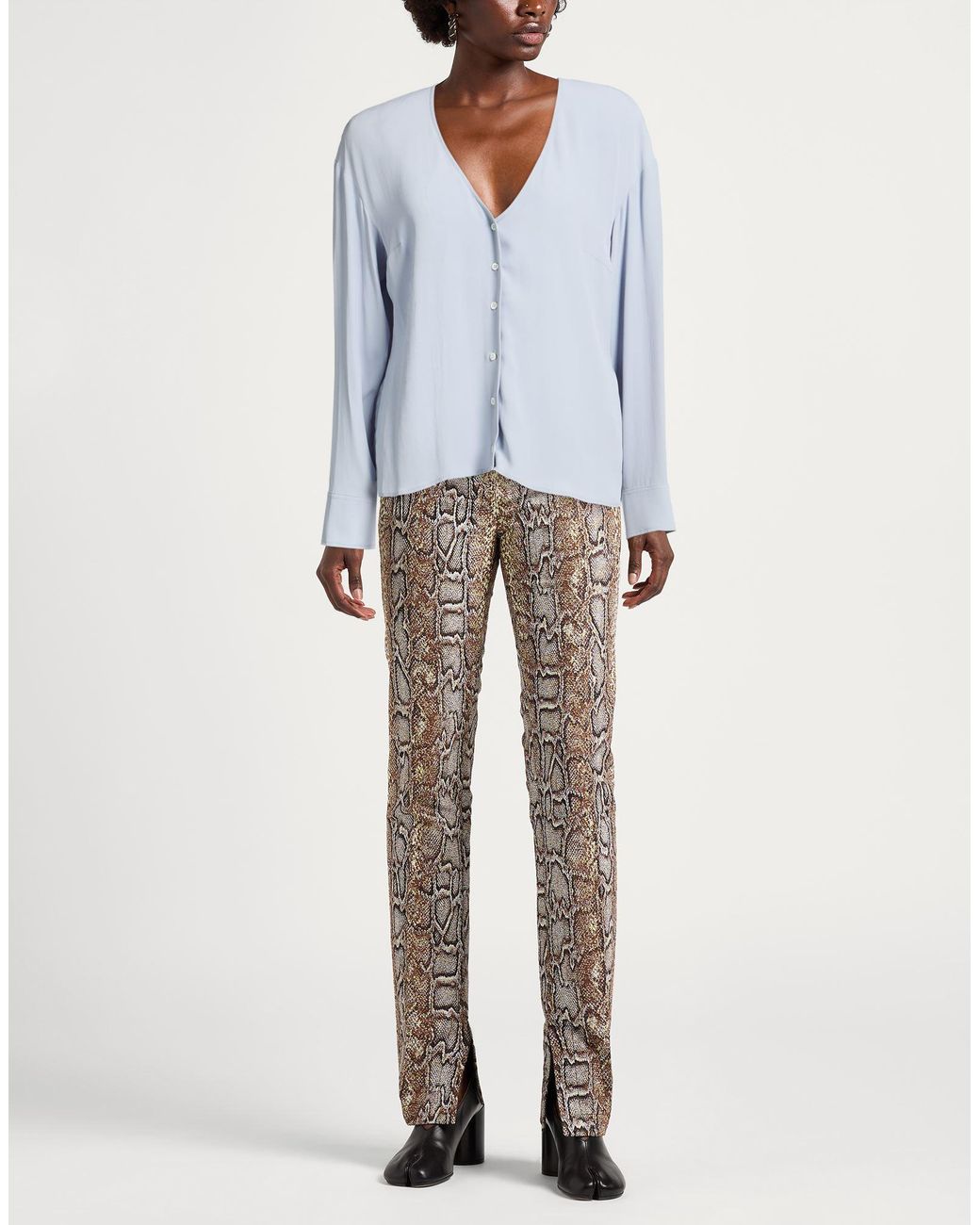 Pinko Blue Sky Shirt Acetate, Silk