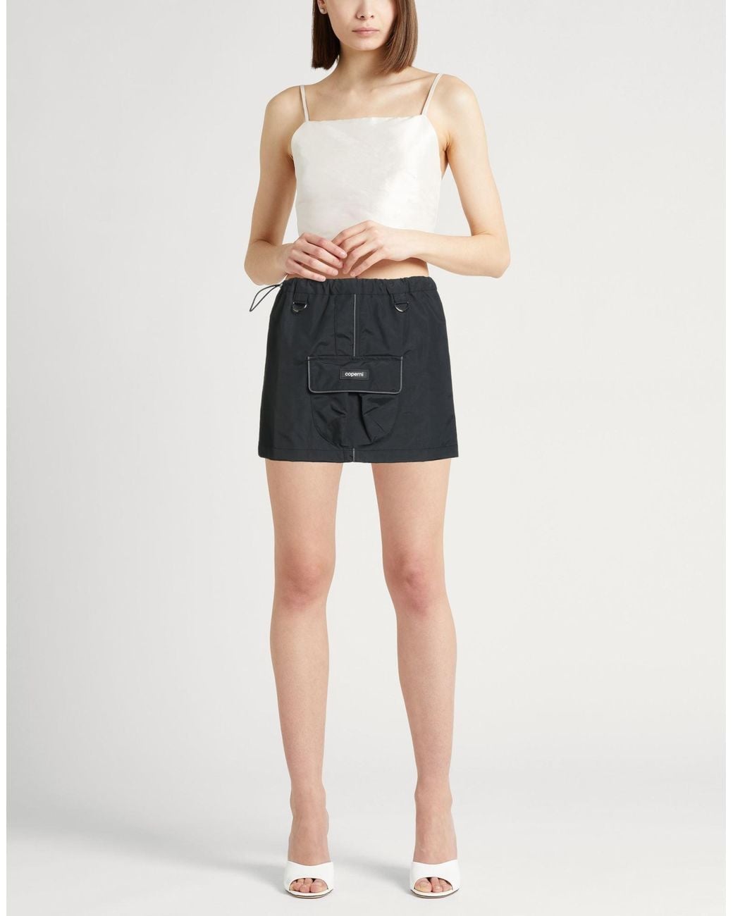 Coperni Black Mini Skirt