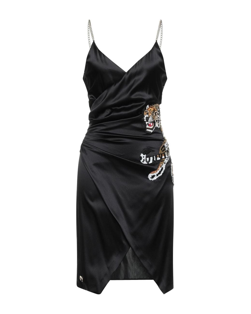 Philipp Plein Black Midi Dress