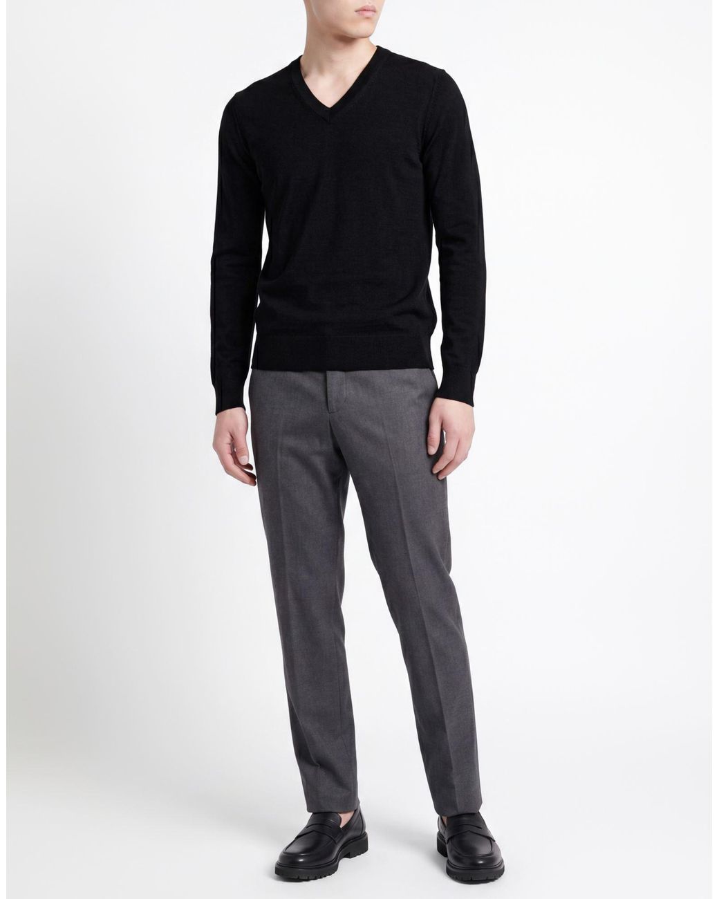 Pullover Alpha Studio de hombre de color Black
