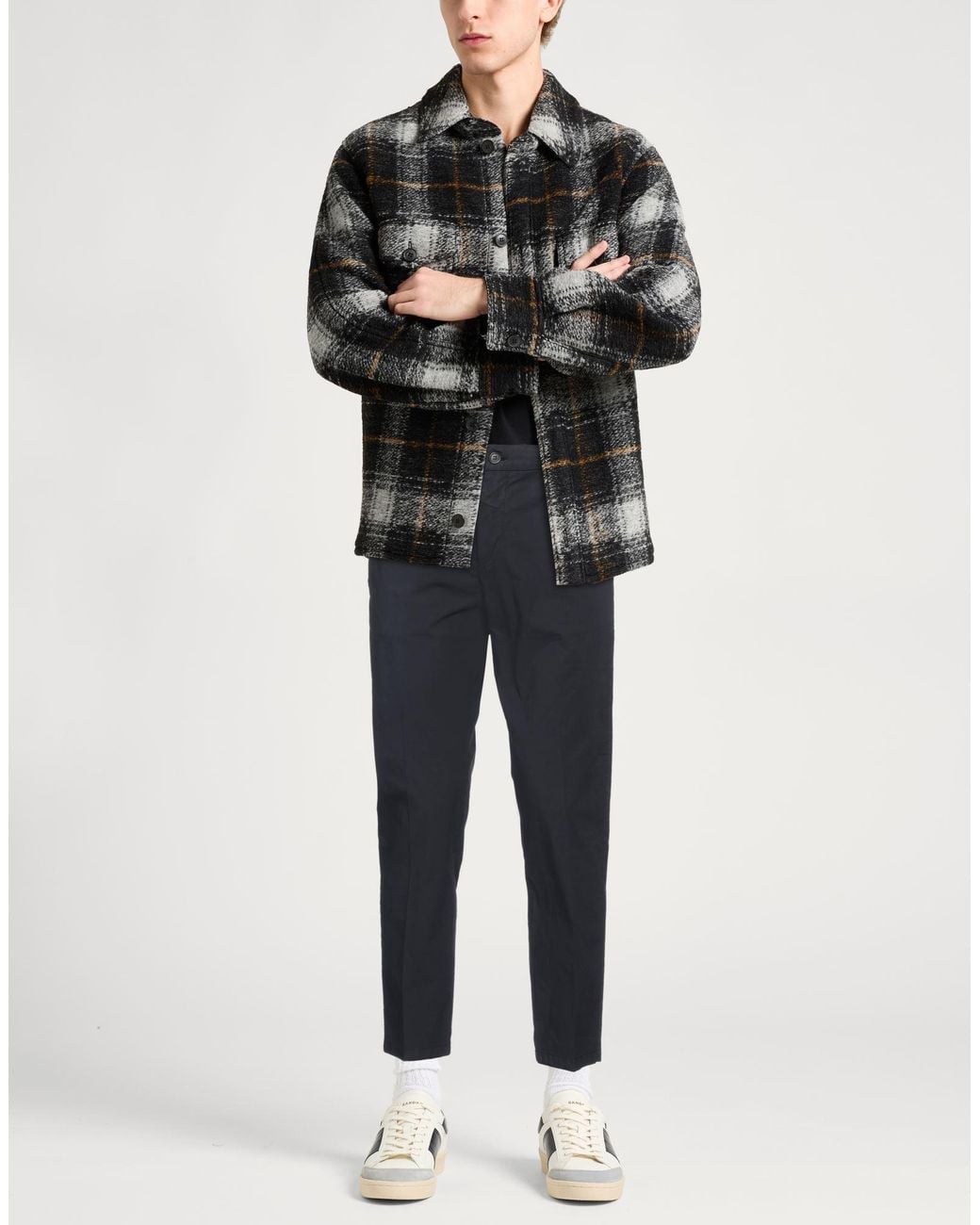 Alpha Studio Blue Trouser for men