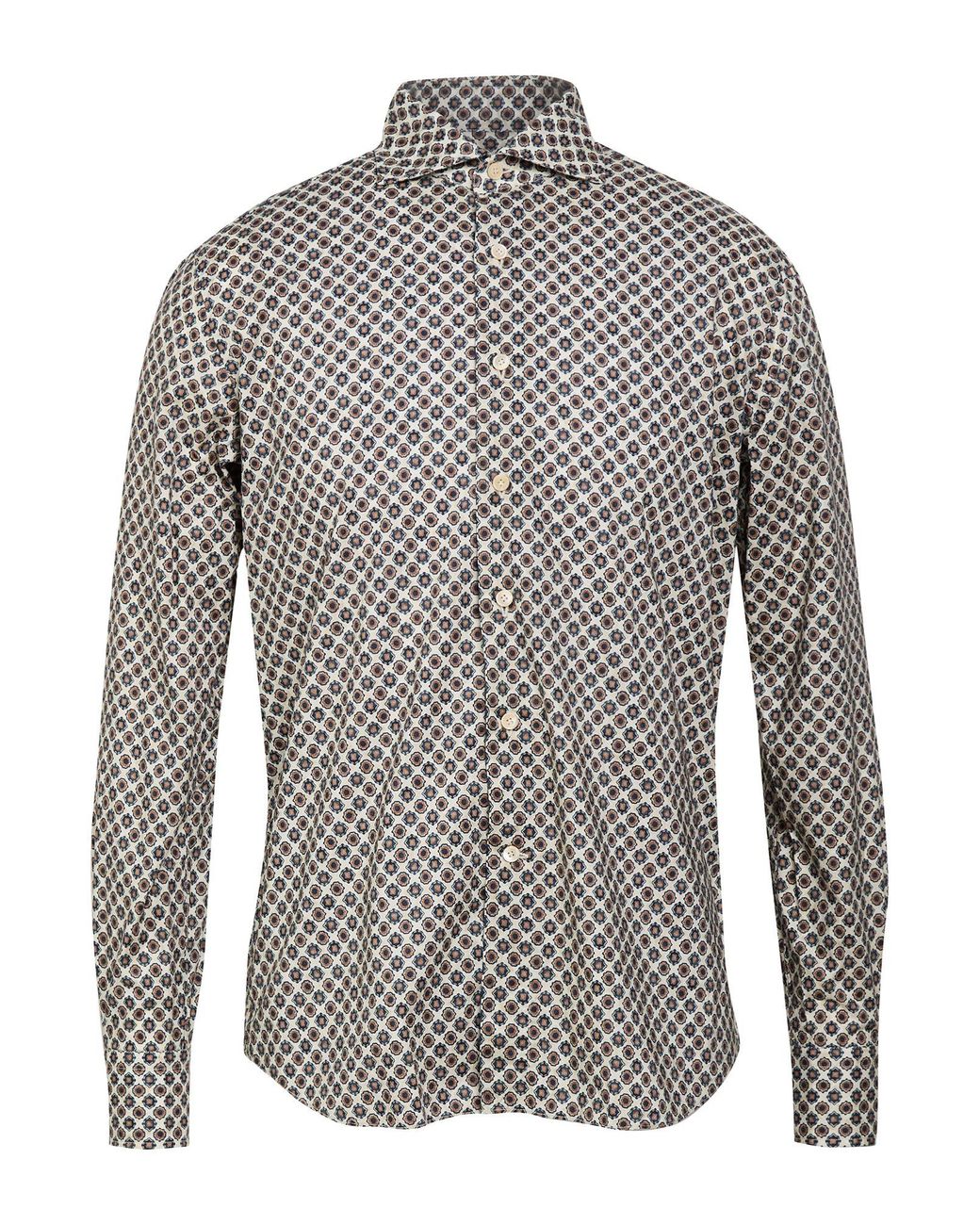 Alessandro Gherardi Gray Shirt Cotton for men