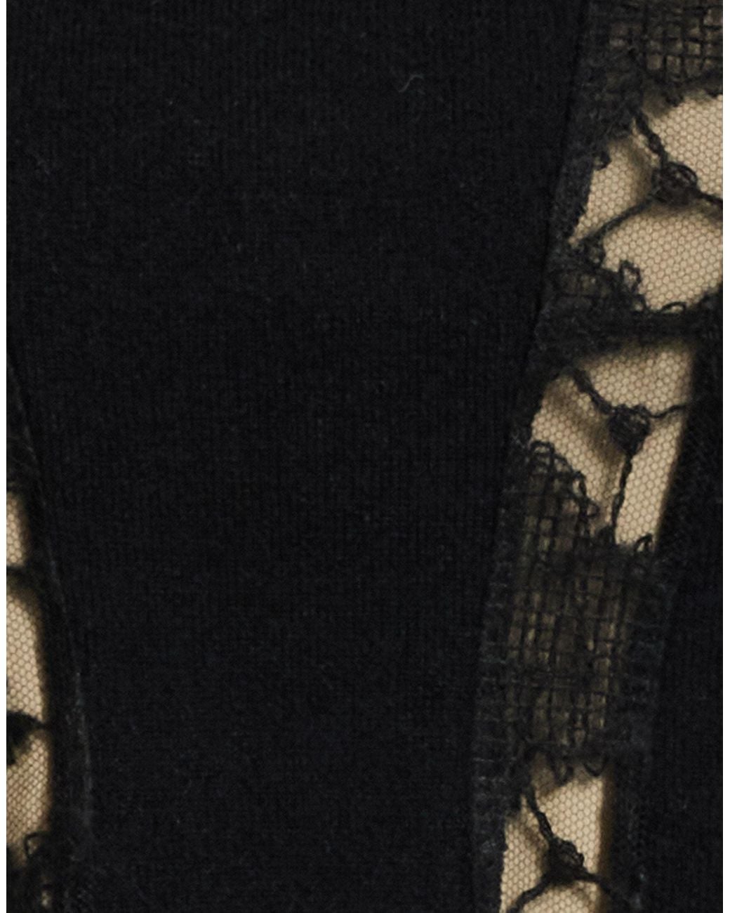 Rochas Black Sweater Virgin Wool, Polyester