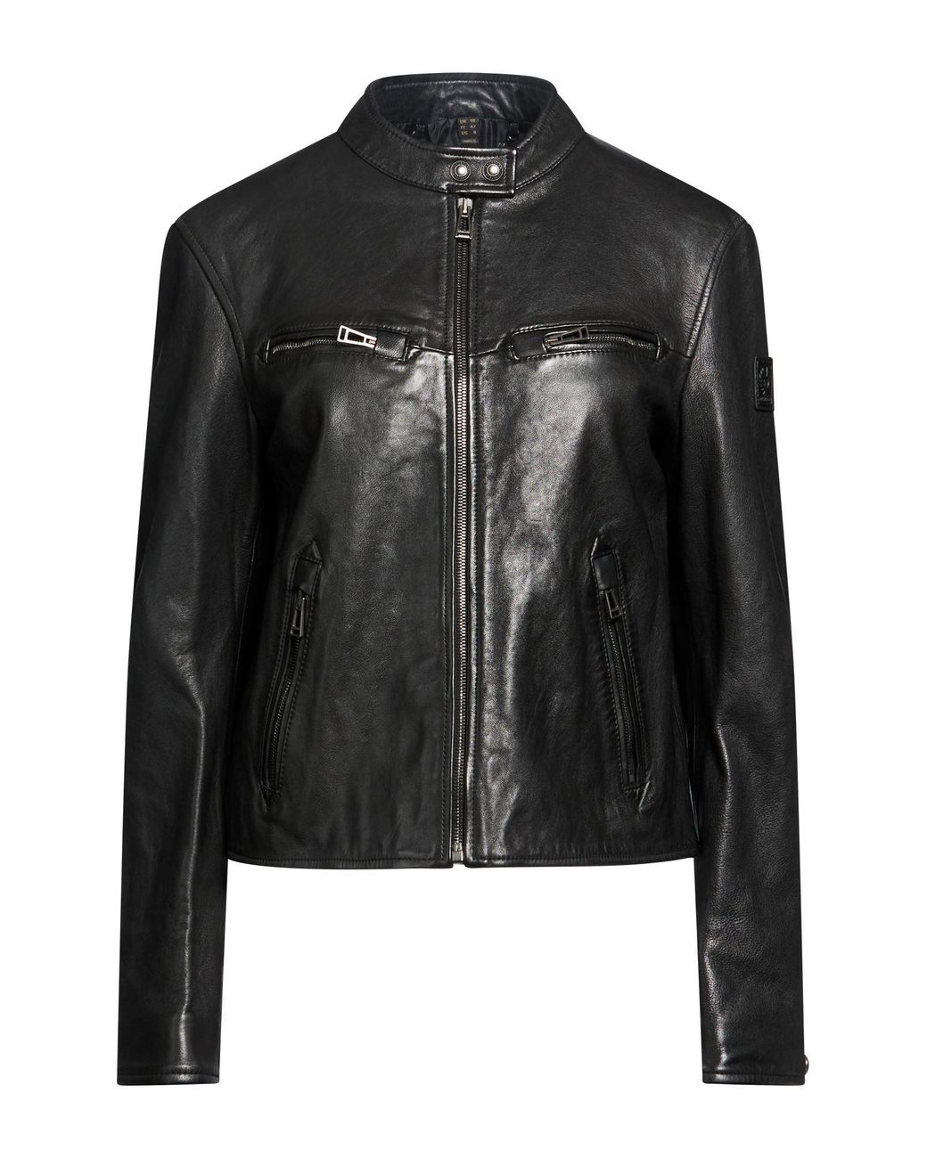Belstaff Black Jacket Lambskin