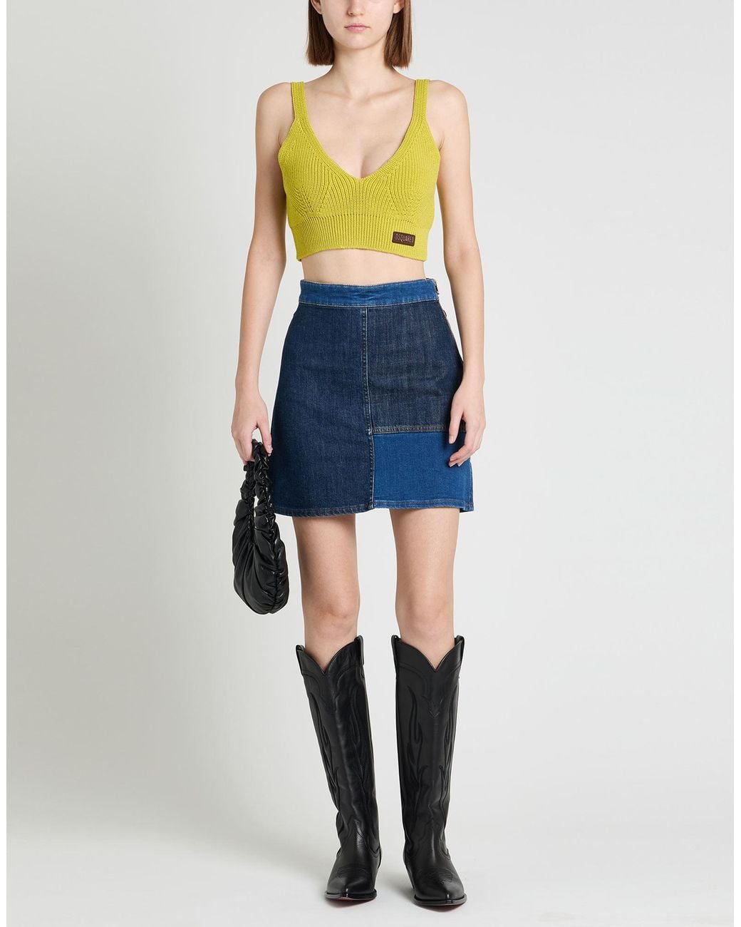 DSquared² Yellow Top Wool