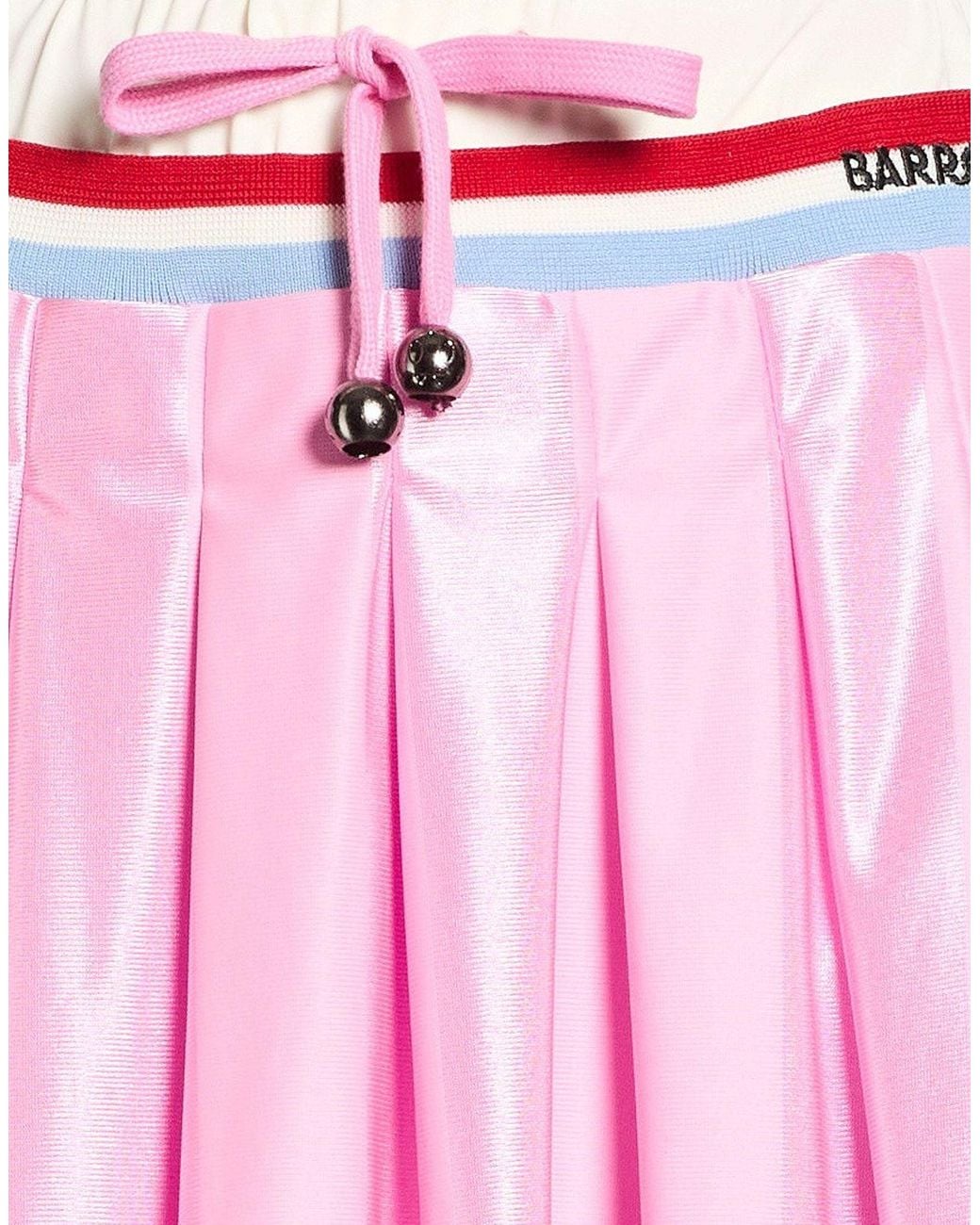 Barrow Pink Mini Skirt Polyester