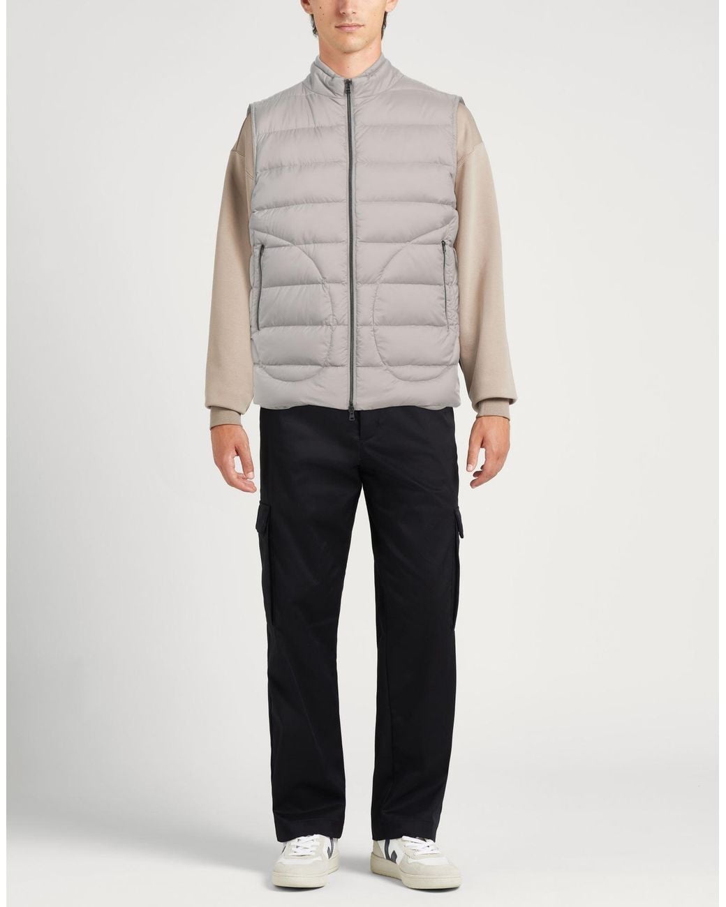 Herno Gray Light Puffer Polyamide for men