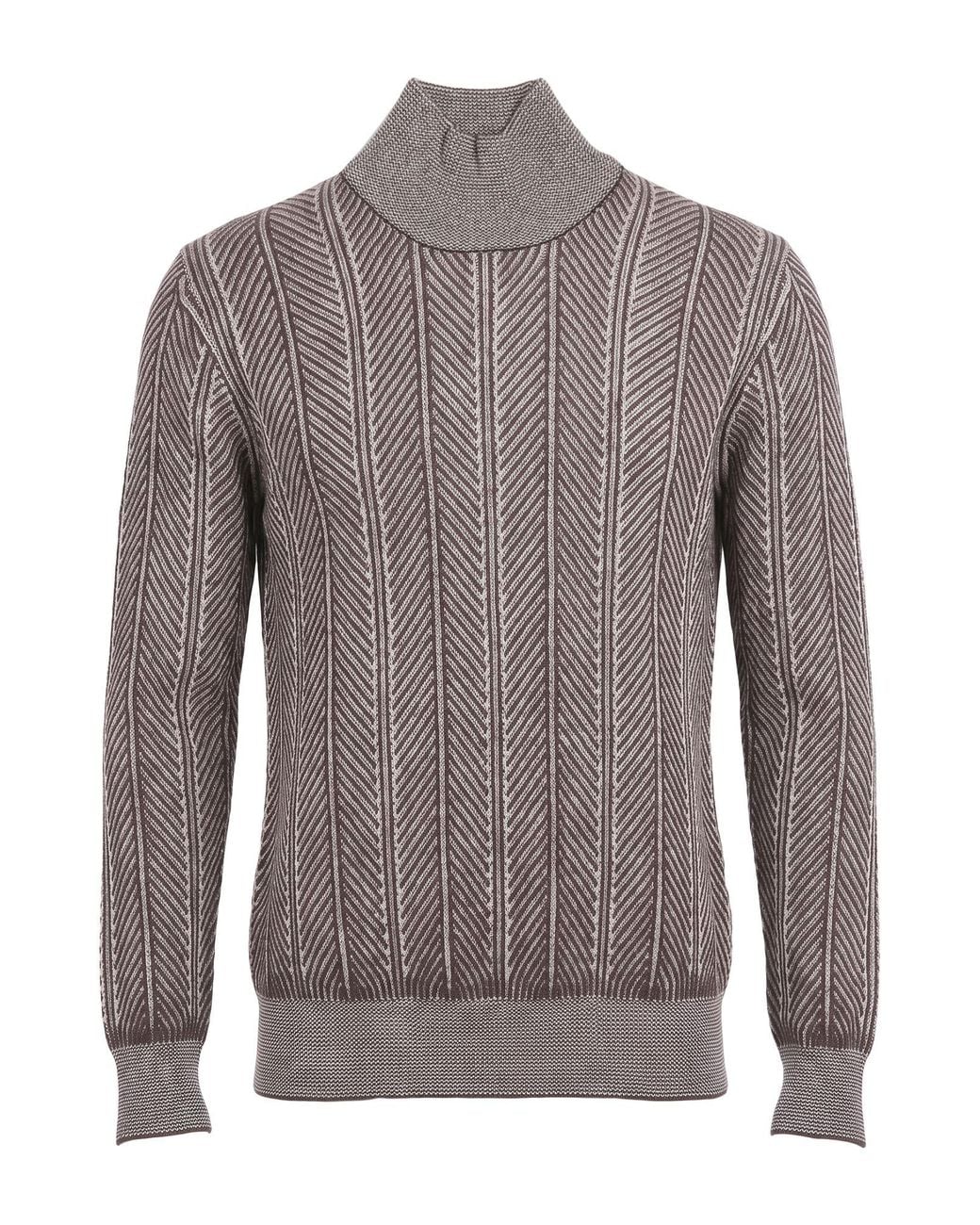Brunello Cucinelli Gray Turtleneck Cashmere for men