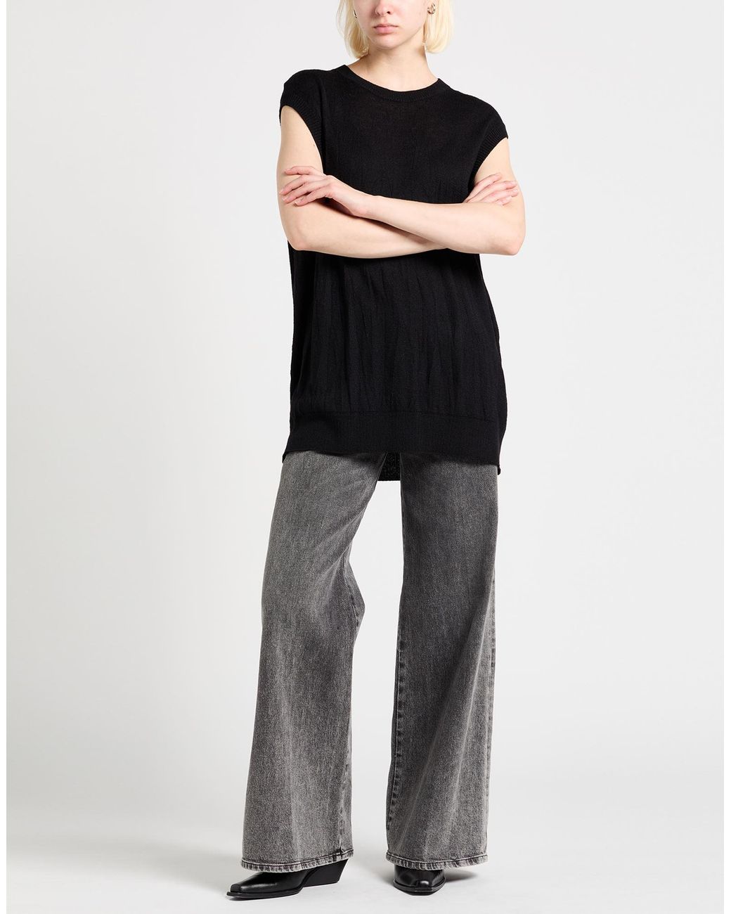 Helmut Lang Black Sweaters