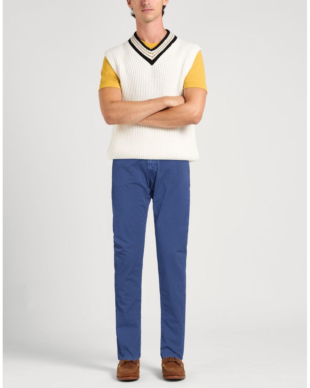 Roy Rogers Blue Pants for men
