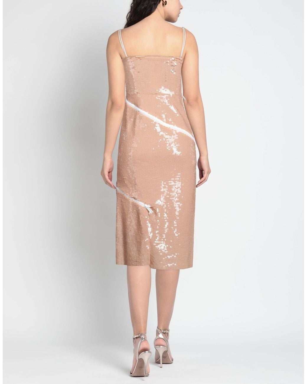 DSquared² Pink Midi Dress