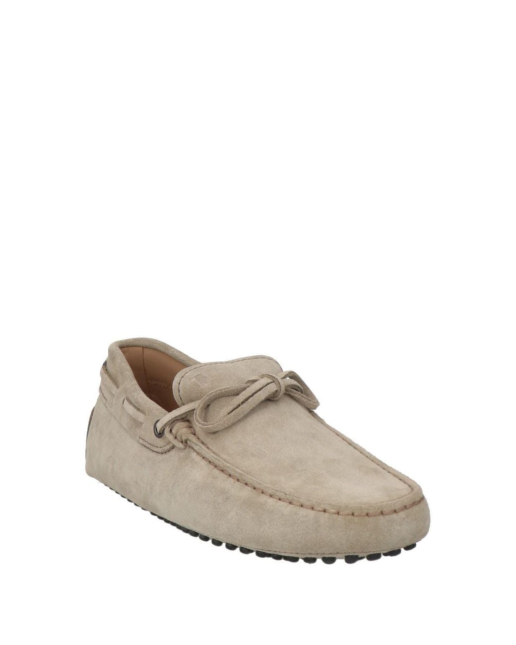 Hogan Gray Loafers Leather for men
