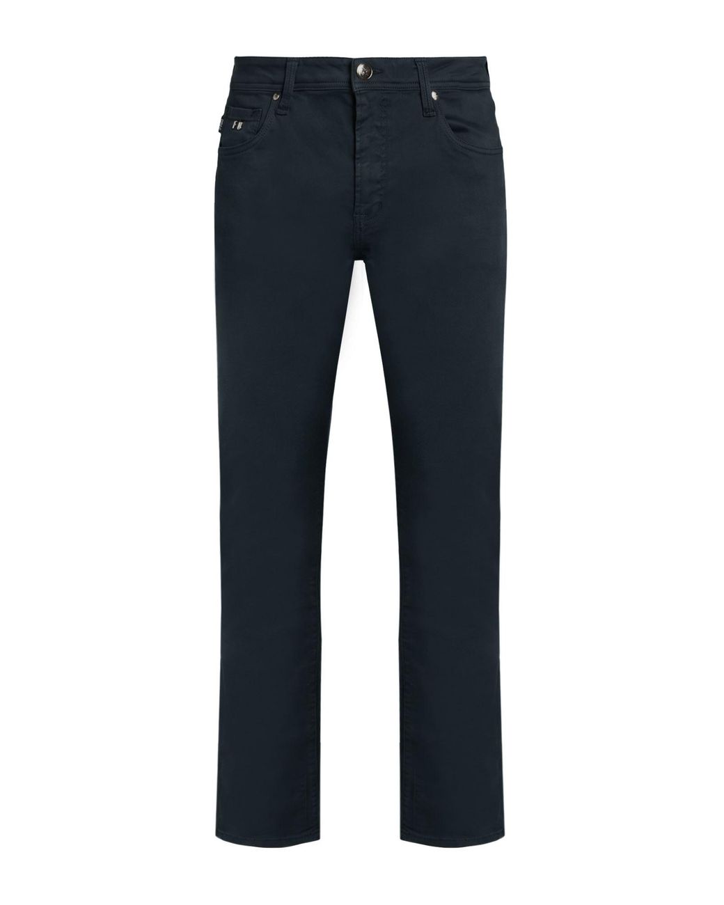Tramarossa Blue Midnight Pants Cotton, Polyester, Elastane for men