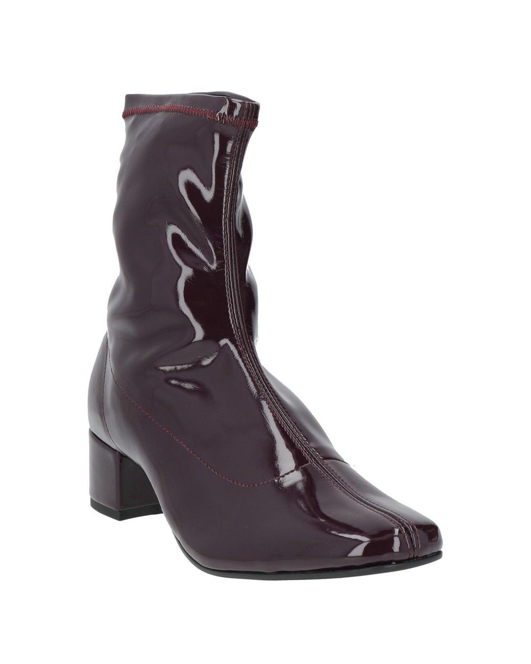 BALLERETTE Purple Dark Ankle Boots Synthetic Material