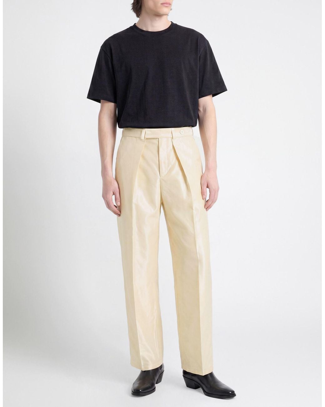 Jil Sander Natural Pants Cotton, Polyester for men