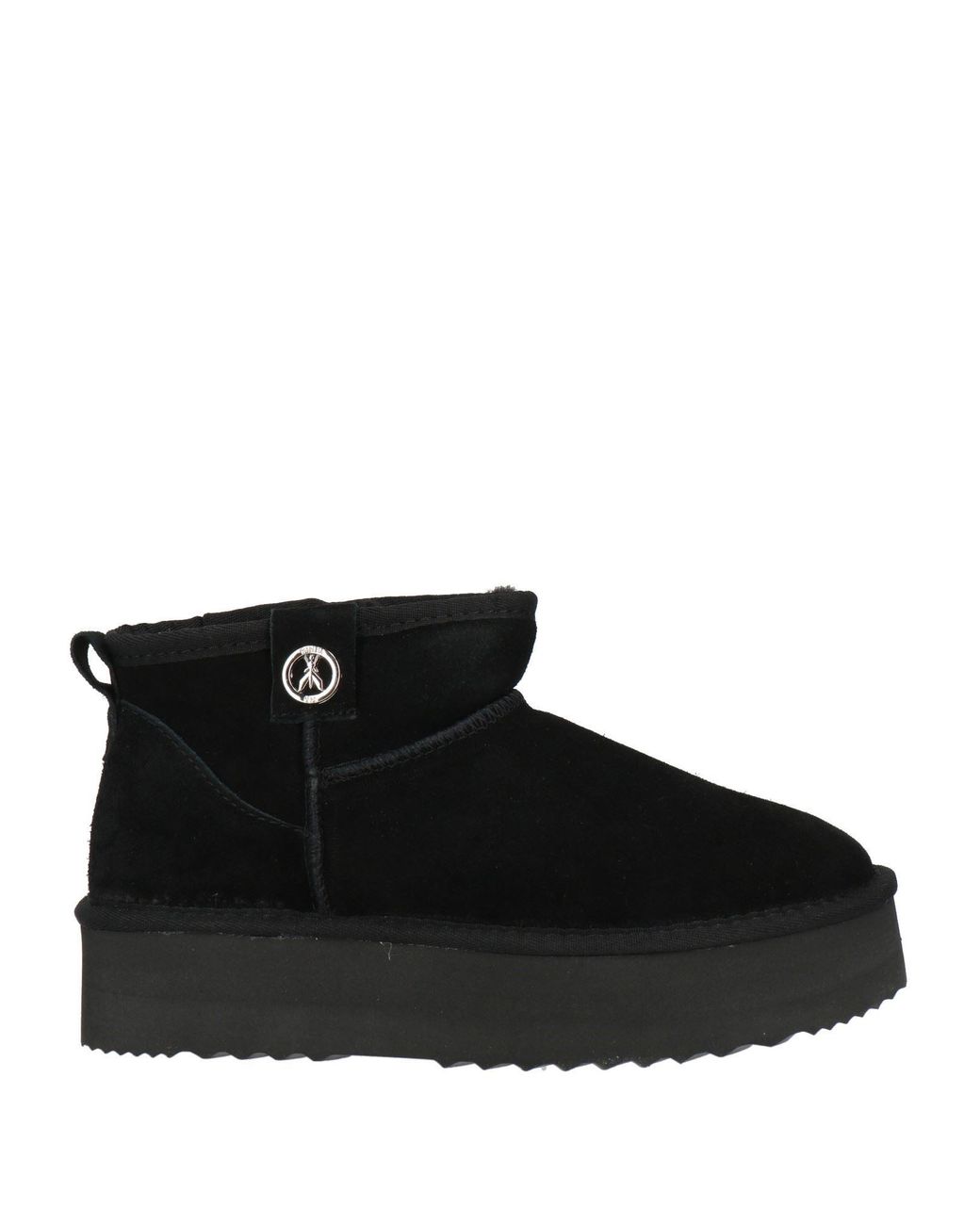 Patrizia Pepe Black Ankle Boots Leather