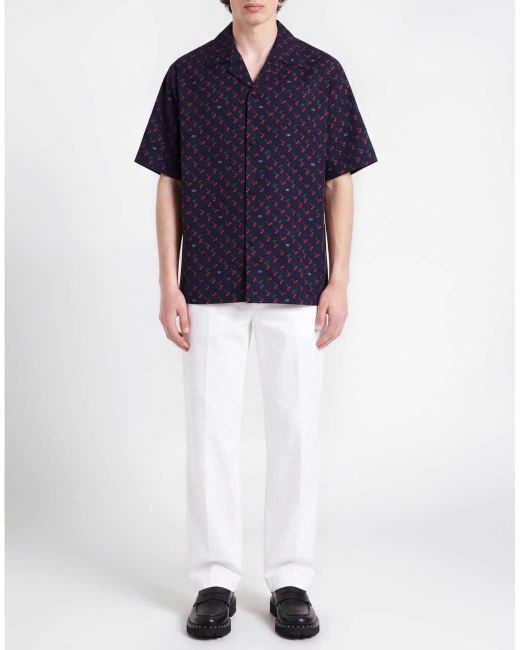 Valentino Garavani Blue Shirt Cotton for men
