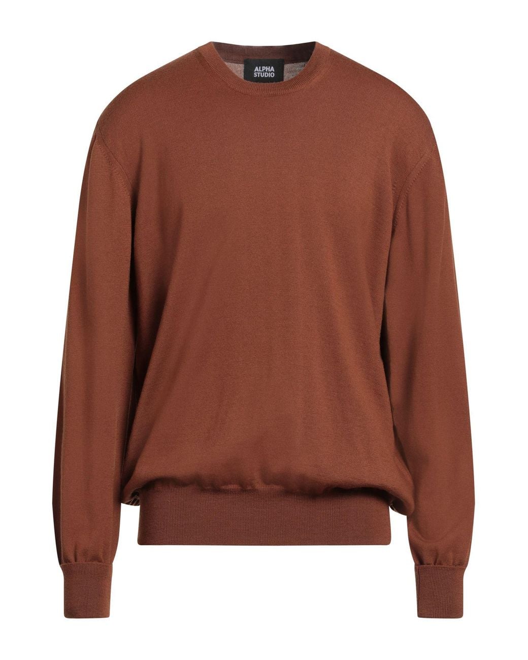 Pullover Alpha Studio de hombre de color Brown