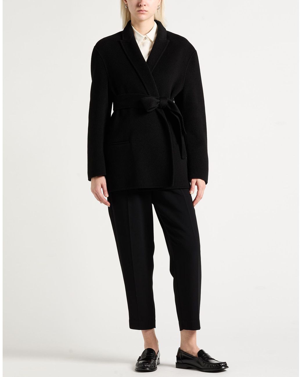 Alberta Ferretti Black Coat