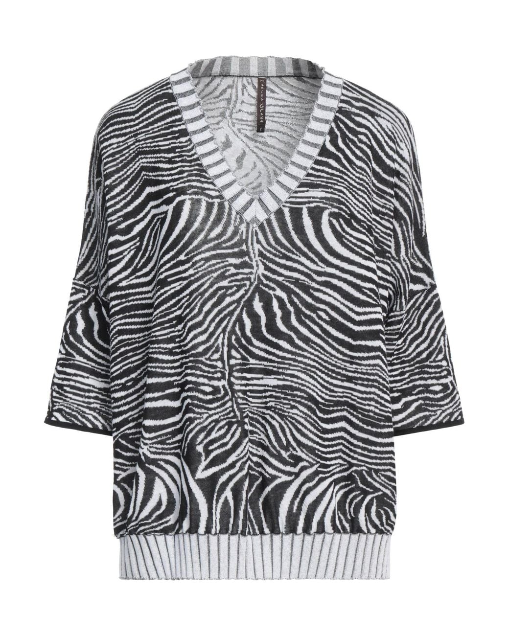 Manila Grace Gray Sweater Cotton