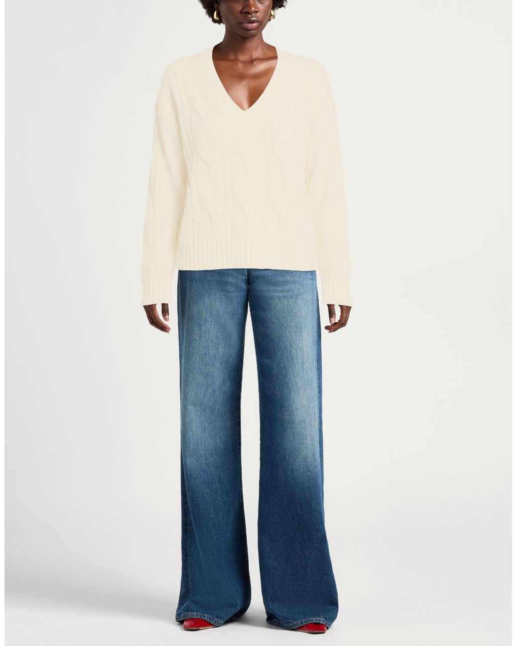 Pullover di Alpha Studio in Natural